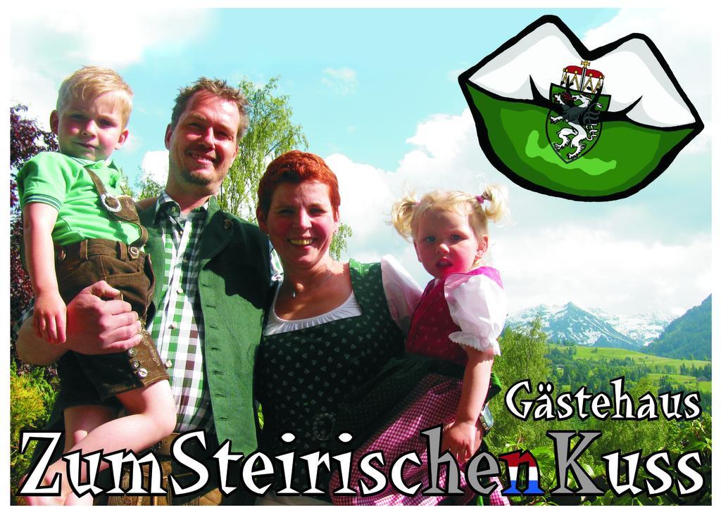 Gaestehaus Zum Steirischen Kuss Aich (Styria) Exterior foto
